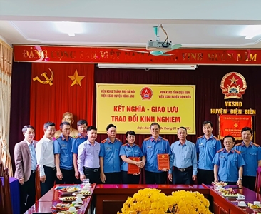 Viện KSND huyện Đông Anh, thành phố Hà Nội giao lưu, học tập kinh nghiệm tại...